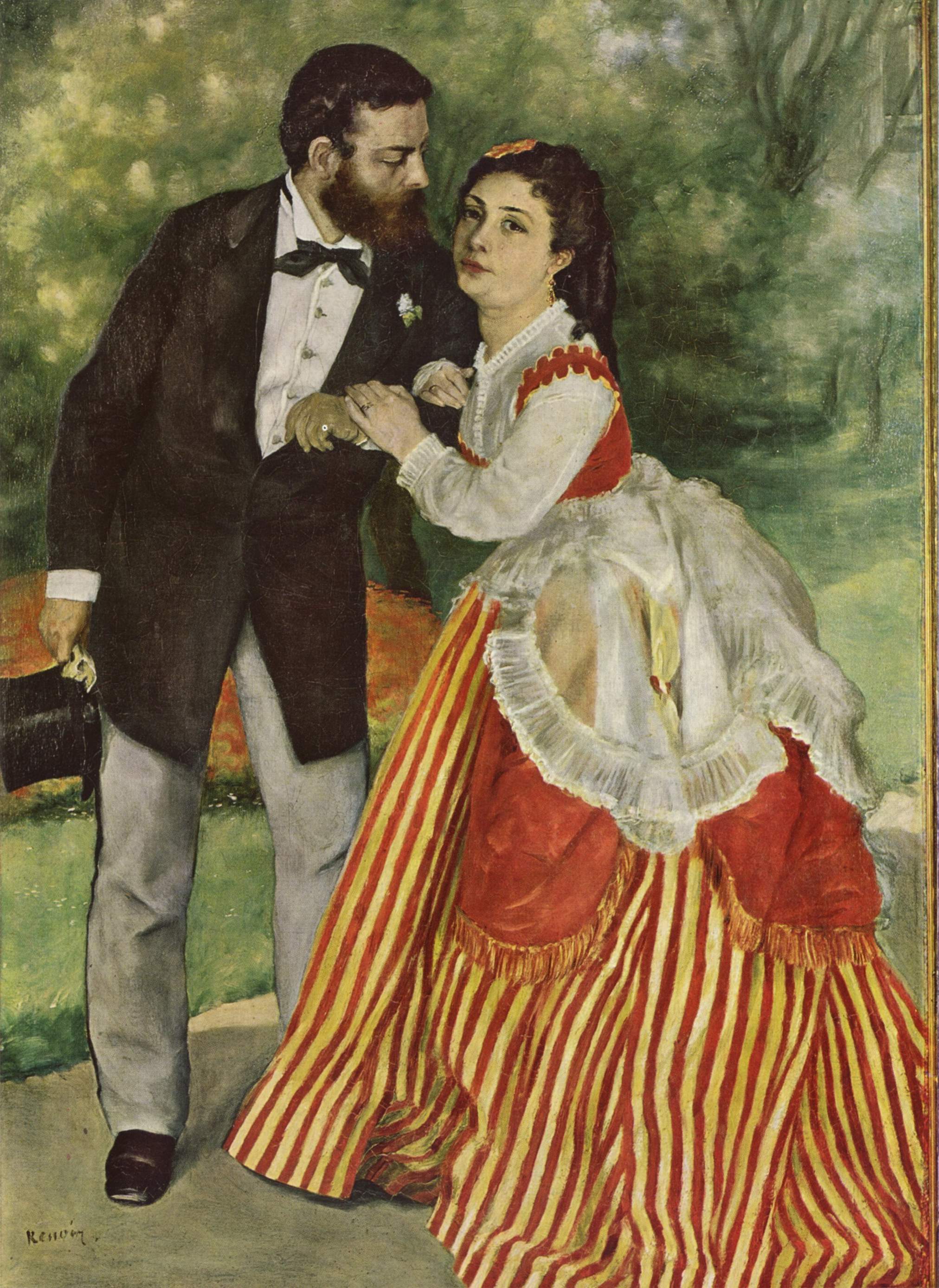 Portrait of the couple Sisley 75x105cm Wallraf-Richartz Museum, Cologne, Germany